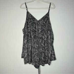 AUDREY 3+1 Leopard Cold Shoulder Romper